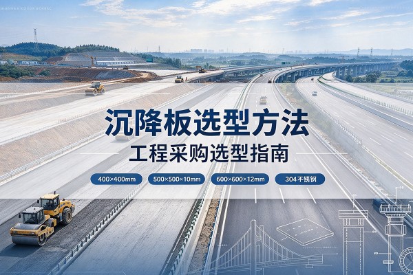 琼山沉降板选择方法
