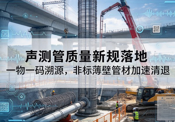 琼山声测管质量新规落地，一物一码溯源，非标薄壁管材加速清退