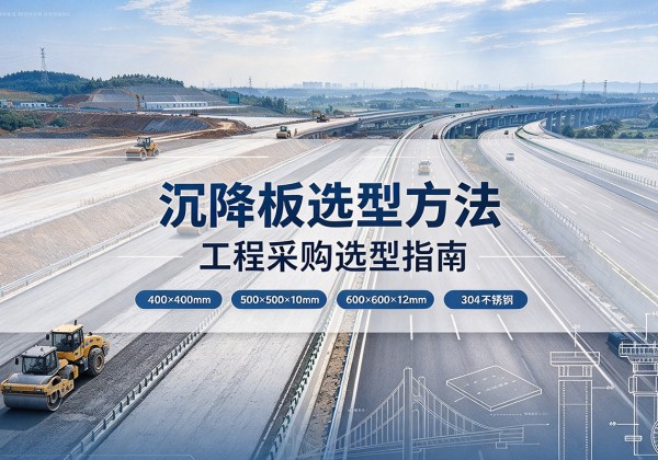琼山沉降板选择方法